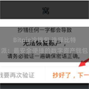 Bitpie冷钱包 选择比特派：最安全便捷的数字资产钱包