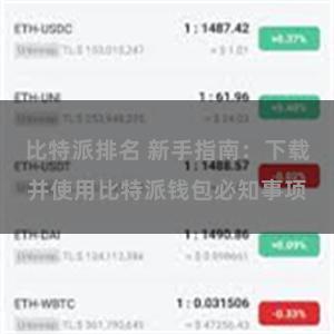 比特派排名 新手指南：下载并使用比特派钱包必知事项