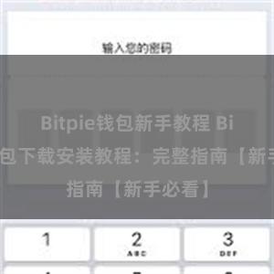 Bitpie钱包新手教程 Bitpie钱包下载安装教程：完整指南【新手必看】