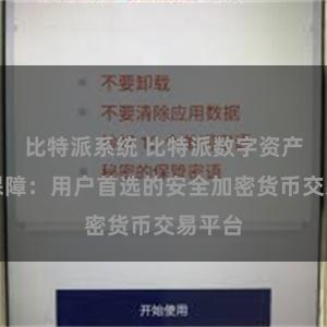 比特派系统 比特派数字资产安全保障：用户首选的安全加密货币交易平台