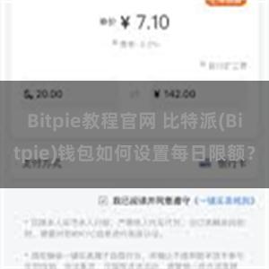 Bitpie教程官网 比特派(Bitpie)钱包如何设置每日限额？