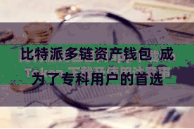 比特派多链资产钱包  成为了专科用户的首选
